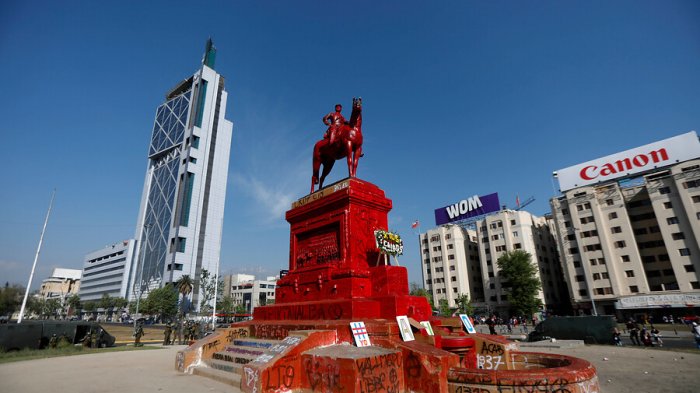 Ejército dice que monumento al gral. Baquedano fue 