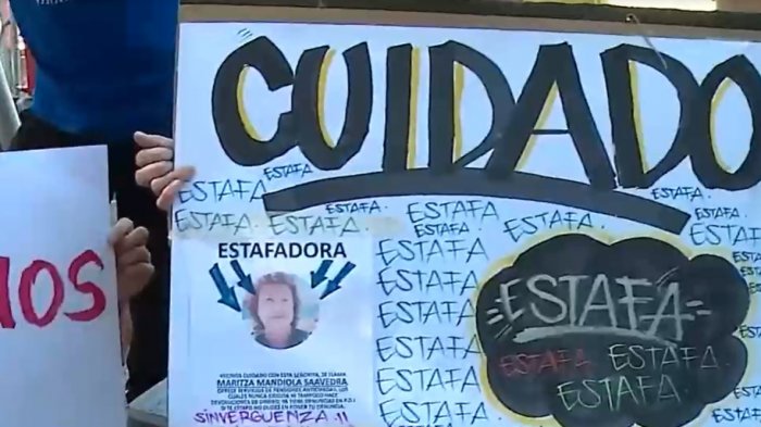 Denuncian estafa con pensiones anticipadas: Mujer se habría quedado con hasta $51 millones de una familia