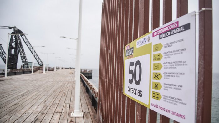 Abren el Muelle Vergara y otros espacios públicos en Viña del Mar