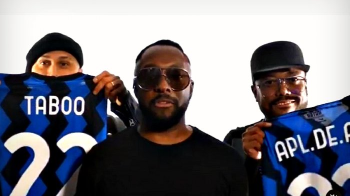 Con camiseta del Inter en mano: Black Eyed Peas realizó inesperado agradecimiento a Vidal