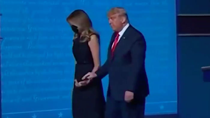 Melania hizo un nuevo desaire a Trump en pleno debate televisivo