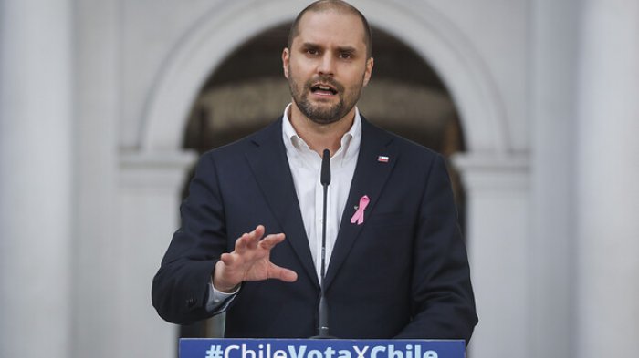 Ministro Bellolio por plebiscito: “Para el gobierno el éxito es más el proceso que el propio resultado”