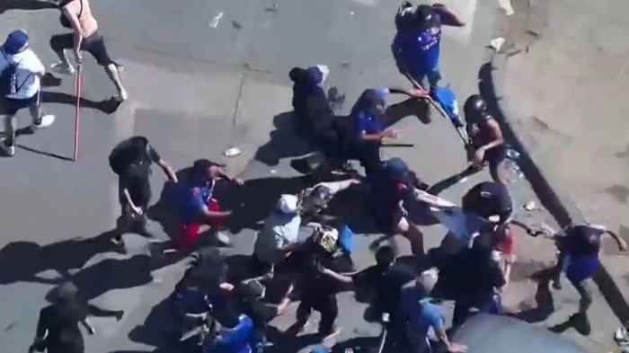 15 barristas fueron detenidos por desórdenes y peleas en la vía pública