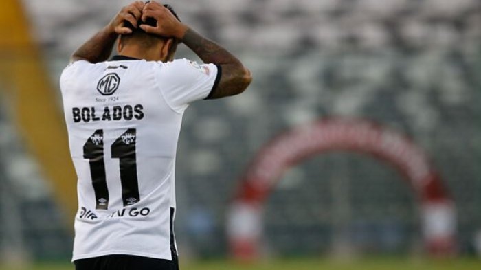 Todo mal en Colo Colo: Bolados será baja al menos por un mes