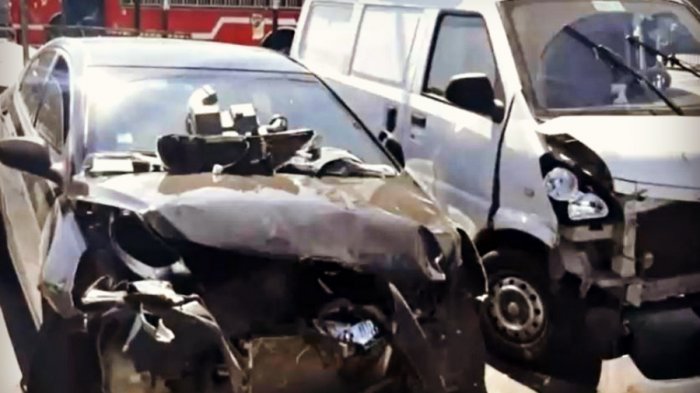 Chofer del Transantiago chocó en estado de ebriedad al mediodía y con pasajeros a bordo