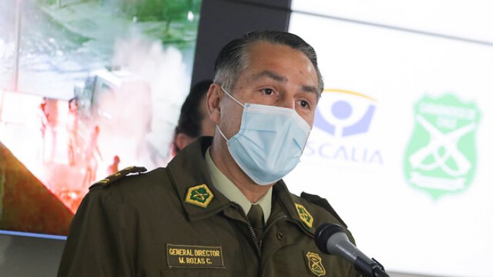 Rozas fue confirmado como general director de Carabineros en 2021 y 12 generales pasarán a retiro