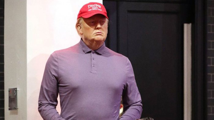 Museo de cera Madame Tussauds viste a Trump con atuendo de golf tras perder las elecciones