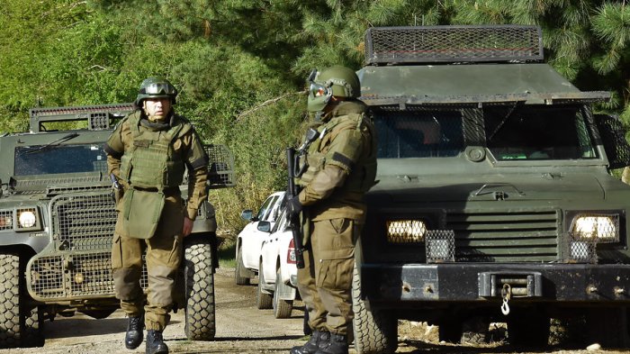 Vehículo blindado de Carabineros recibió ataque con armas de fuego en Ercilla