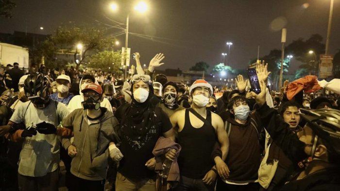 Denuncian que hay más de 40 manifestantes desaparecidos en Perú tras protestas contra Merino