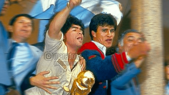 Borghi recordó a Maradona: 