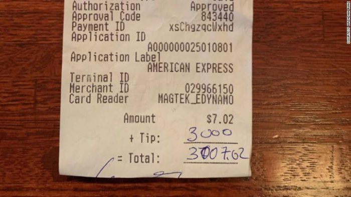 Milagro de Navidad: Cliente deja millonaria propina en un restaurante que cerrará por el COVID-19