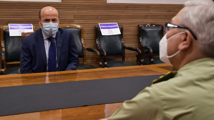 La reunión del general Yáñez con el contralor Bermúdez para fortalecer lazos entre ambas instituciones