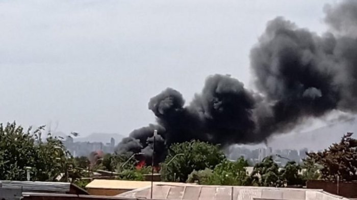 Al menos 9 viviendas afectadas por incendio en San Joaquín