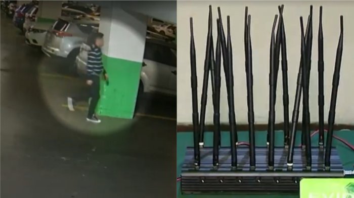 Así roban autos de los mall: Esperan a distancia y evitan que el dueño active la alarma