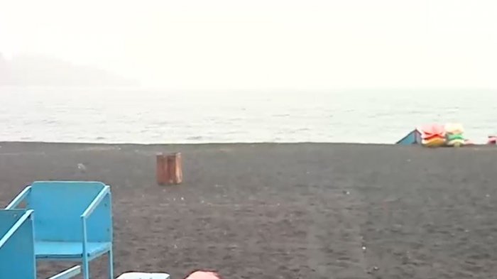 Lluvias y cielo nublado: Así despertó Pucón a horas del eclipse de sol