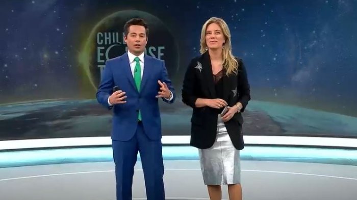 Chilevisión lidera en sintonía con transmisión especial del Eclipse Solar