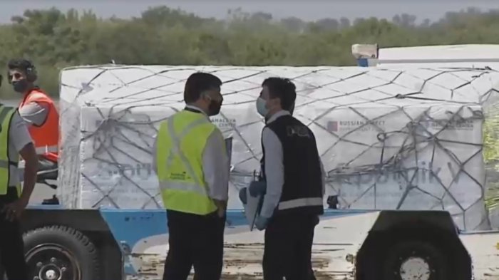 300 mil vacunas rusas contra el COVID-19 llegaron a Argentina