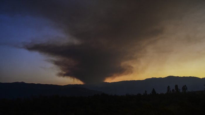 Alerta Roja en Valparaíso por incendio forestal: Aviones de Conaf trabajan para controlar la emergencia