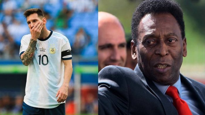 Santos puso en duda el récord de Messi y asegura que está lejos de alcanzar a Pelé