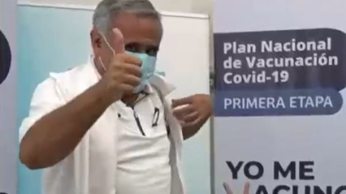Doctor Ugarte por vacunación: 
