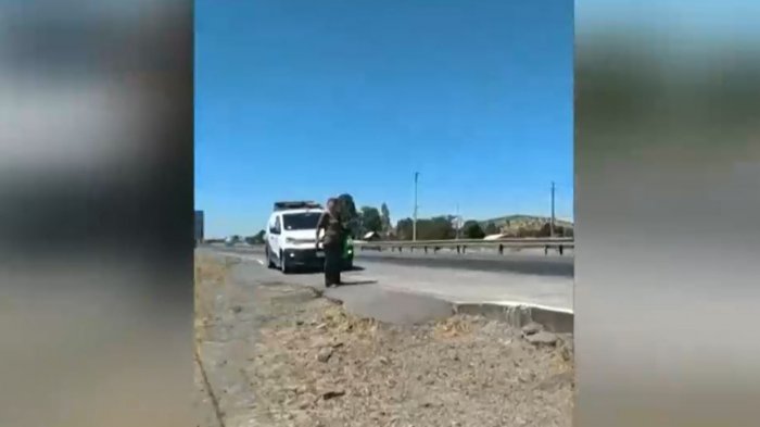 Atropelló a ciclista, intentó huir a pie por la Ruta 5 Sur e incluso pidió que la llevara un camionero