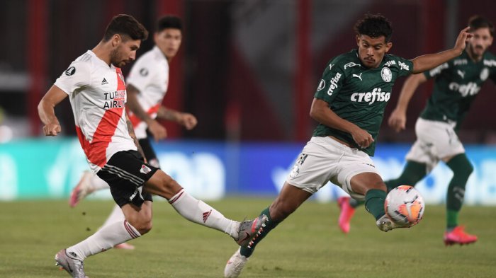 Con un pie en la final: Palmeiras de Kuscevic goleó a River de Paulo Díaz en Buenos Aires