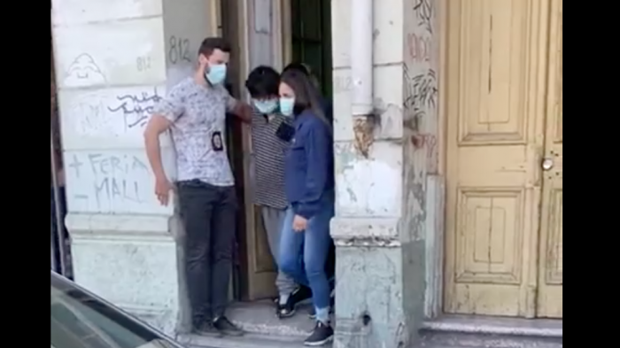 Revelan video de la detención de sospechoso del femicidio de María Isabel Pavez