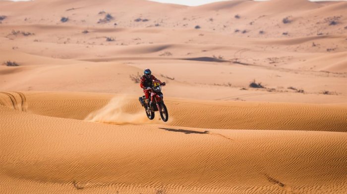 Dakar: Cornejo terminó segundo en la séptima etapa y se adjudicó el liderato de la general