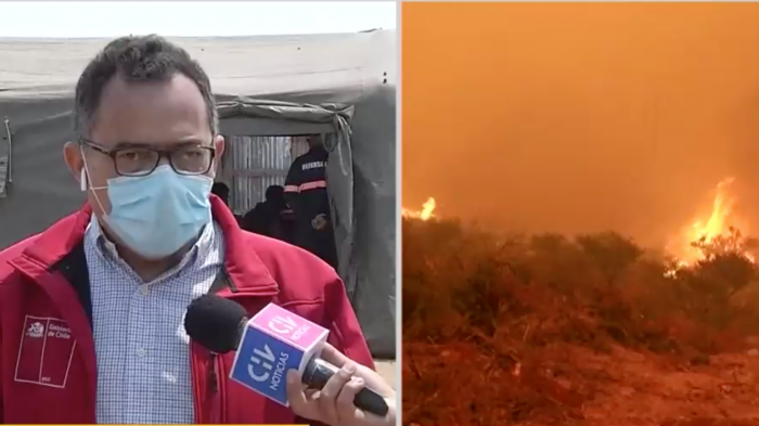 Intendente Martínez e incendio en Quilpué: 