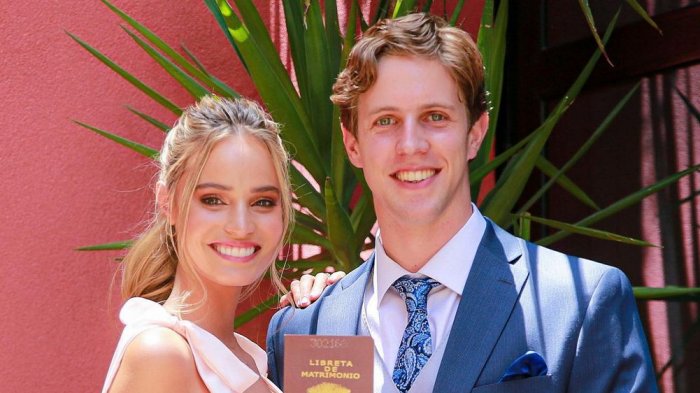 Trinidad de la Noi se casó por el civil en íntima ceremonia: “Usamos dos mesas y lo pasamos increíble