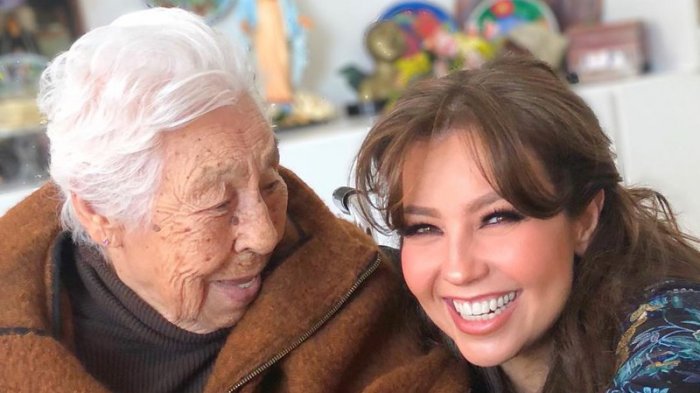 Thalía denuncia maltratos a su abuela en casa de reposo: 