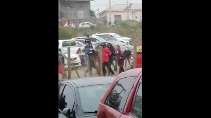 Usuarios registraron el momento de la evacuación de las zonas costeras por mensaje de Onemi