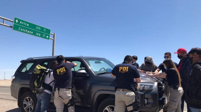 PDI de Tarapacá denunció el ingreso clandestino de 1.227 extranjeros durante enero