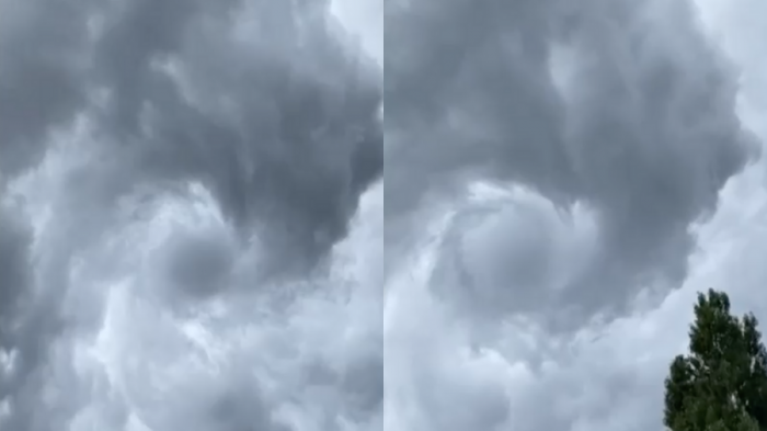 Meteorólogo explica el remolino registrado en el cielo de Pucón: 