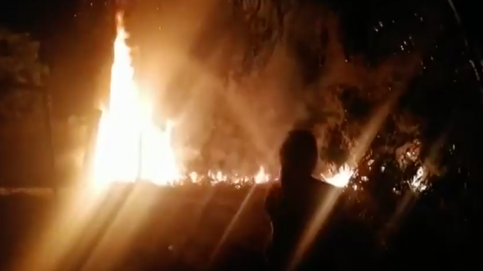 Buscan a supuesto pirómano en Lonquén: Alertan incendio intencional que quedó registrado en cámaras