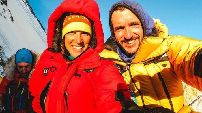 La despedida de compañera de alpinista chileno extraviado: 