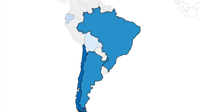 Chile lidera el proceso de vacunación en Latinoamérica: Revisa el mapa mundial