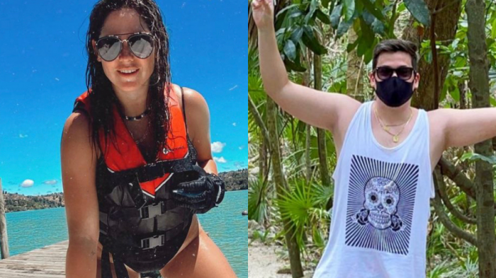 ¿Coincidencia? Kel y Nano Calderón están de vacaciones en Tulum