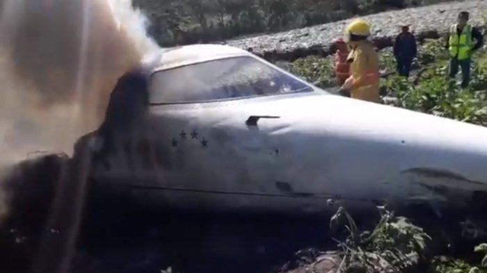 Accidente de la Fuerza Aérea Mexicana dejó 6 muertos tras desplomarse un avión