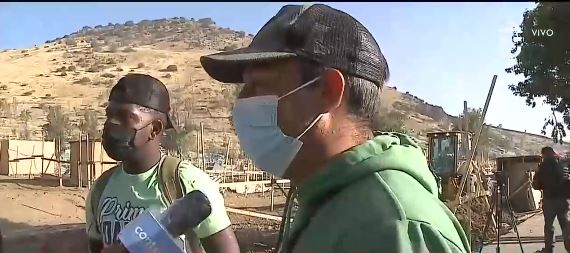 Vocero de la toma en Cerro Renca: 