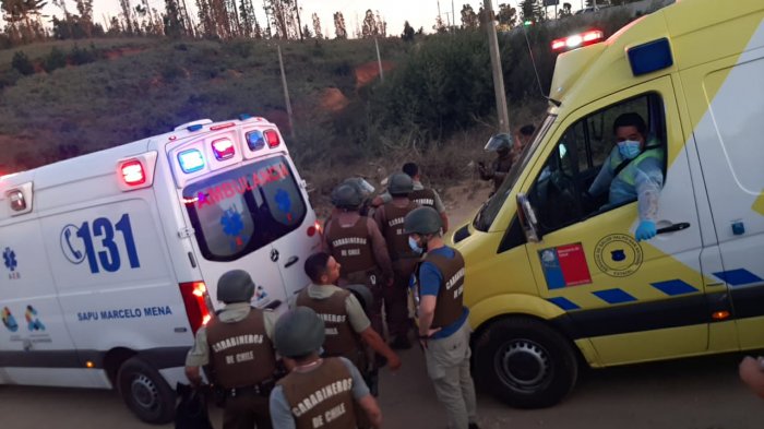 Procedimiento policial en Valparaíso terminó con dos carabineros heridos y un delincuente fallecido