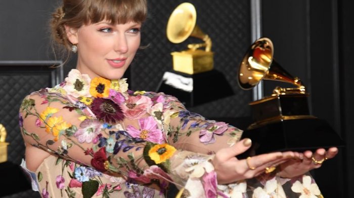 Grammy 2021: Taylor Swift es la primera mujer en ganar tres veces por Mejor Álbum del Año