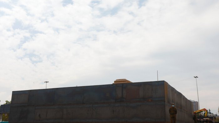 Guevara por Carabineros en Plaza Italia: 