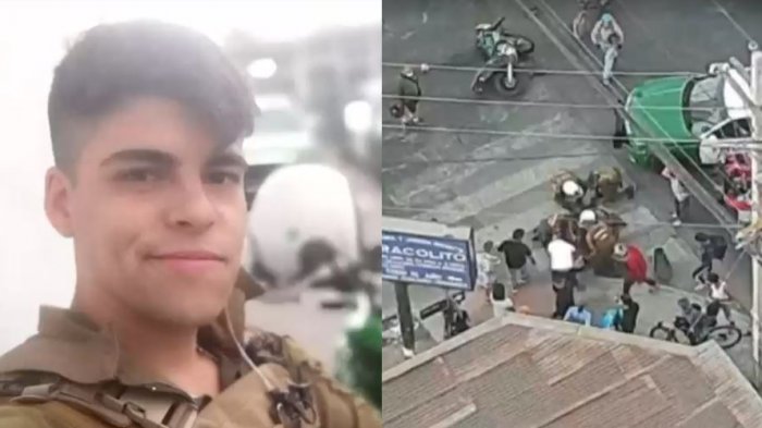 Un carabinero está en riesgo vital tras violento choque en Gran Avenida