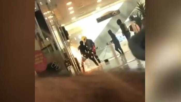 Así fueron los minutos de terror durante asalto y balacera en mall en Las Condes