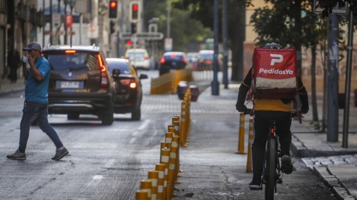 Flujo vehicular en la RM disminuyó un 22,8% en comparación al lunes anterior