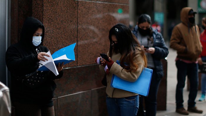 Desocupación en Chile llegó a 10,3% en trimestre diciembre-febrero