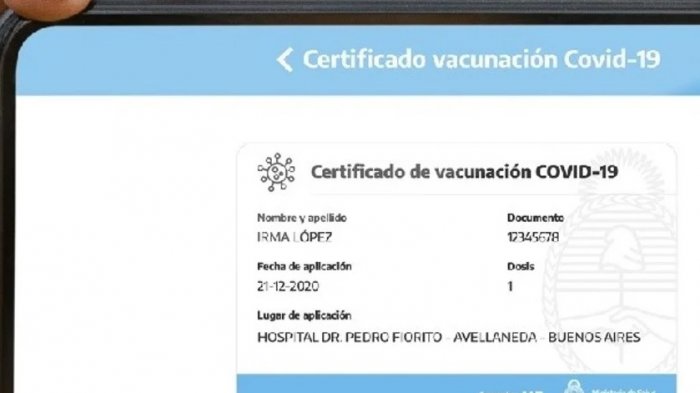 Lanzan credencial sanitaria para vacunados en Argentina: Podrán entrar a estadios y restaurantes