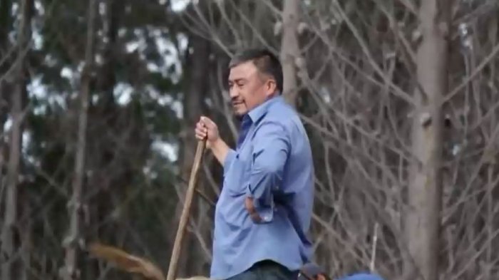 Héctor Llaitul, vocero de la CAM: 