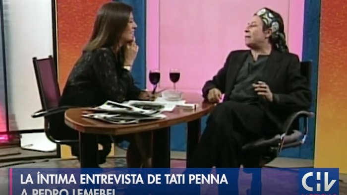Inédita, completa y sin censura: La polémica entrevista de Tati Penna con Pedro Lemebel en Chilevisión
